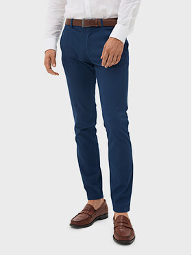Evenemen Evenemen Chinosy Lukas Niebieski Slim Fit