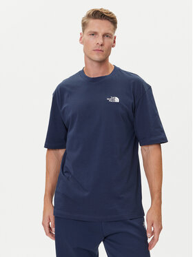 The North Face The North Face T-Shirt Simple Dome NF0A87NR Granatowy Oversize