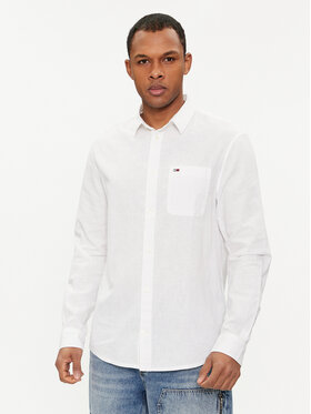 Tommy Jeans Tommy Jeans Košile DM0DM18962 Bílá Regular Fit