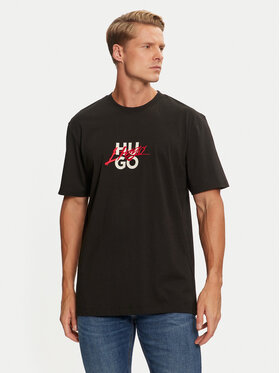 HUGO Hugo T-shirt Dlongny 50521076 Nero Relaxed Fit