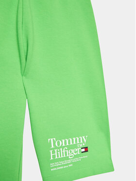 Tommy Hilfiger Sportske Kratke Hlače Timeless KG0KG07253 D Zelena Slim Fit