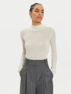 IVY OAK IVY OAK Maglione Kacy Rose IO113151 Écru Slim Fit