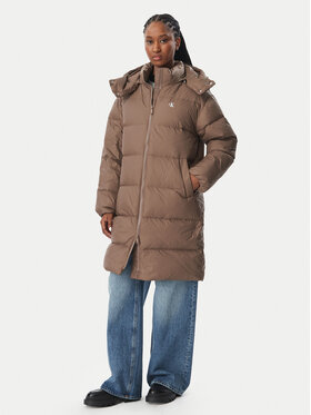 Calvin Klein Jeans Calvin Klein Jeans Пухено яке LV047H502G Тъмнобежов Regular Fit
