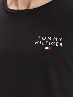 Tommy Hilfiger Majica Logo UM0UM02916 Črna Regular Fit