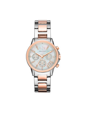 Armani Exchange Armani Exchange Zegarek Lady Banks Chronograph AX4331 Srebrny