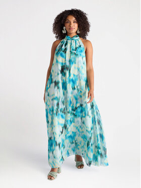 Fiorella Rubino Fiorella Rubino Sukienka wieczorowa 7056T001700N0R4 Turkusowy A-Line Fit