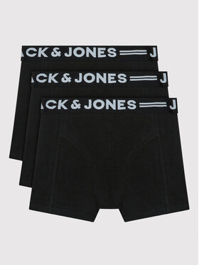 Jack&Jones Junior Jack&Jones Junior Комплект 3 чифта боксерки Sense 12149293 Черен