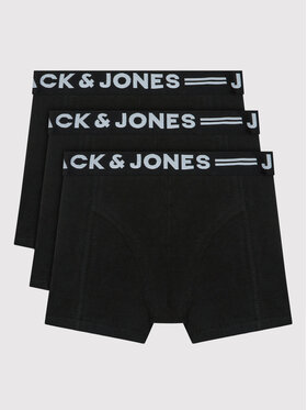 Jack&Jones Junior Jack&Jones Junior Set 3 perechi de boxeri Sense 12149293 Negru