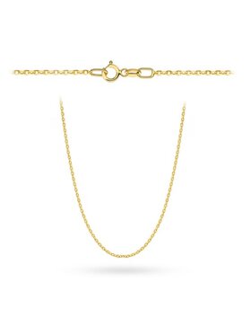 Fugart Fugart Naszyjnik Rolo diamentowany 42 cm FUG1-26-L00034-2 Złoty