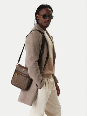 Guess Guess Мъжка чантичка HMMILO P5417 Кафяв