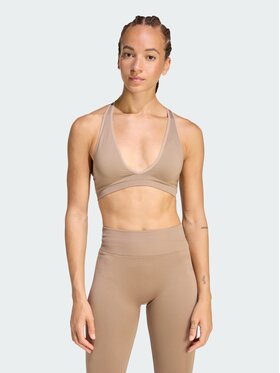 adidas adidas Biustonosz sportowy 162858 Brązowy