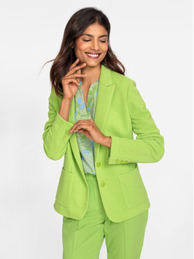 Olsen Olsen Giacca da abito 15001367 Verde Regular Fit