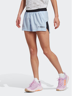 adidas adidas Short de sport Terrex Trail Running Shorts HS9555 Bleu Slim Fit