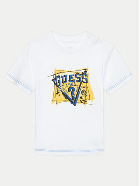 Guess Guess Тишърт N4YI00 K8HM4 Бял Regular Fit