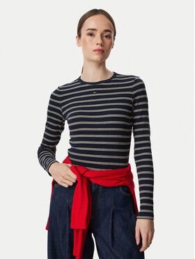 Tommy Jeans Tommy Jeans Särkpluus Essential DW0DW17387 Tumesinine Slim Fit
