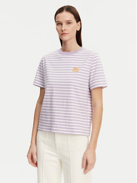 Marc O'Polo Denim Marc O'Polo Denim T-Shirt 500 0005 953 Fioletowy Relaxed Fit