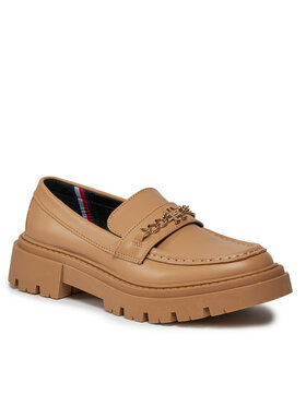 Tommy Hilfiger Tommy Hilfiger Półbuty T3A4-33023-1355524 S Brązowy