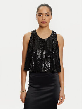 ViCOLO ViCOLO Bluză TS0351 Negru Regular Fit