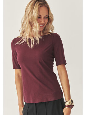 TATUUM TATUUM Bluzka MIKAJO 1 Bordowy Classic Fit