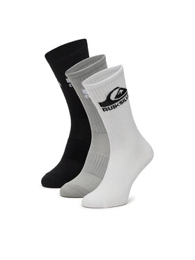 Quiksilver Quiksilver Hosszú zoknik AS_QUIKSILVER_101W_SS25 (3-PACK) Fehér