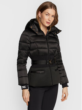 Elisabetta Franchi Elisabetta Franchi Μπουφάν χειμωνιάτικο PI-40H-26E2-V590 Μαύρο Slim Fit