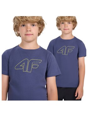 4F 4F T-shirt 4FJWAW25TTSHM2417-31S Blu Regular Fit