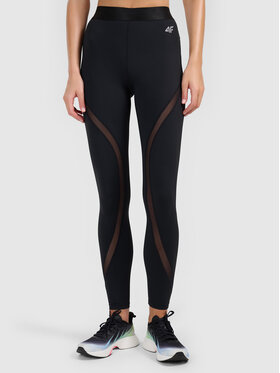 4F 4F Legginsy 4FWAW26TFTIF475-20S Czarny Active Fit