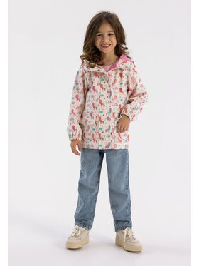 MINOTI MINOTI Kurtka przeciwdeszczowa C5509 Écru Regular Fit
