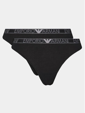 Emporio Armani Underwear Emporio Armani Underwear Komplet 2 par stringów 163333 4R223 00020 Czarny