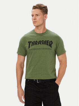 Thrasher Thrasher T-krekls Skatemag Zaļš Regular Fit
