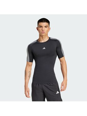 adidas adidas Koszulka techniczna 135319 Czarny Fitted Fit