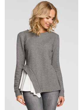 Made of Emotion Made of Emotion Blusa M333 Grigio Custom Fit