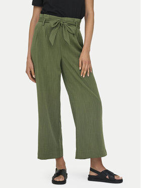 ONLY ONLY Штани з тканини Marsa 15269628 Зелений Flared Fit