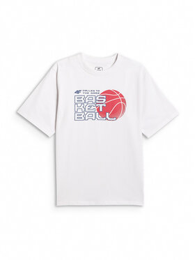 4F 4F T-Shirt THE GYM POWER Biały Loose Fit