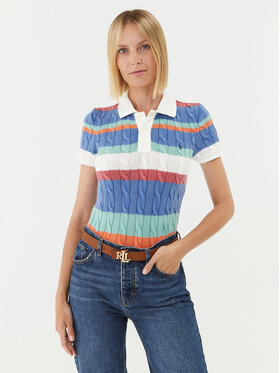 Polo Ralph Lauren Polo Ralph Lauren Polo majica 211905926002 Pisana Regular Fit