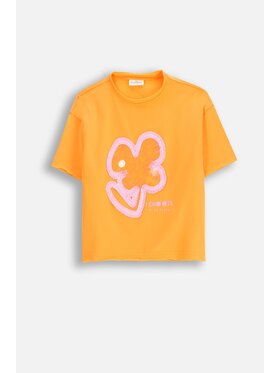 Coccodrillo Coccodrillo T-Shirt WC5143204MGK-006 Pomarańczowy Regular Fit