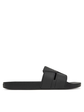 Calvin Klein Calvin Klein Natikače Pool Slide Double T HM0HM01752 Crna