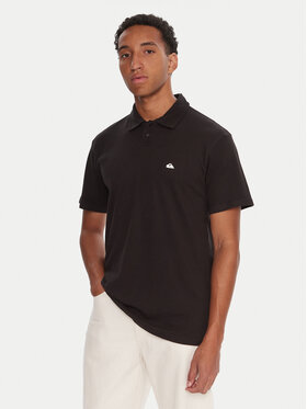 Quiksilver Quiksilver Polo Pique EQYKT04392 Czarny Regular Fit