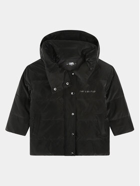 Karl Lagerfeld Kids Karl Lagerfeld Kids Kurtka puchowa Z16164 D Czarny Regular Fit