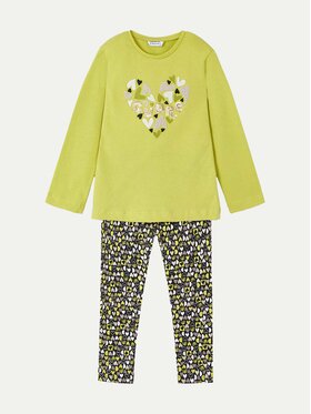 Mayoral Mayoral Set majica i leggins 4713 Žuta Regular Fit