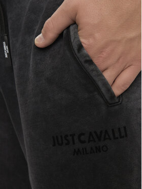 Just Cavalli Športne Kratke Hlače 76OADE03 Siva Regular Fit