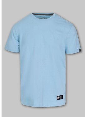 PITBULL PITBULL T-Shirt Koszulka męska NO LOGO S Błękitny Regular Fit