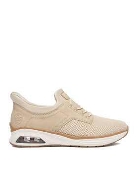 Rieker Rieker Sneakersy M5665-60 Beżowy
