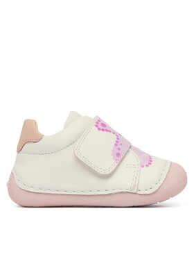 Geox Geox Nizki čevlji B Tutim Girl B3540B 00085 C1Z8Z Bela