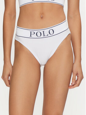 Polo Ralph Lauren Polo Ralph Lauren Klasikinės kelnaitės aukštu juosmeniu 4P2025 Balta