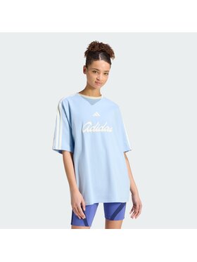 adidas adidas T-Shirt 165448 Niebieski jasny Loose Fit