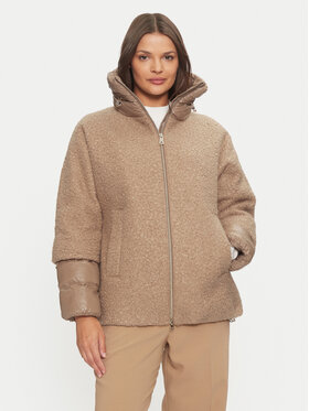 Geox Geox Zimní bunda Calithe W4615F TC192 F1793 Béžová Regular Fit