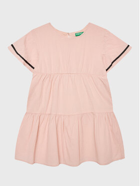 United Colors Of Benetton United Colors Of Benetton Rochie de vară 4O9TGV00P Roz Regular Fit