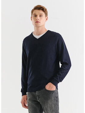 Pako Lorente Pako Lorente Sweter P23WB-2X-011 Granatowy Classic Fit