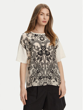 Weekend Max Mara Weekend Max Mara T-särk Pampas 2515941082 Beež Relaxed Fit